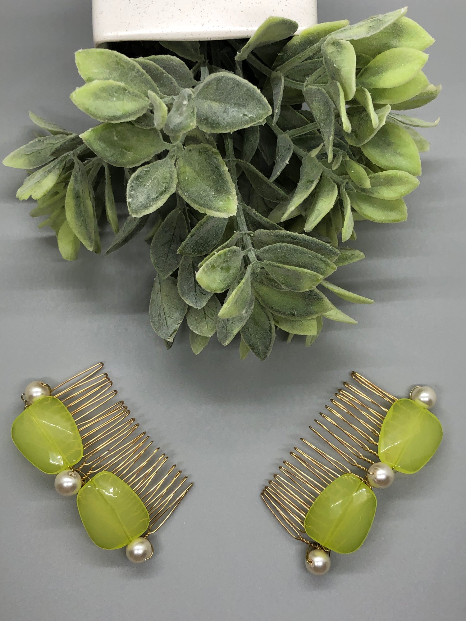 Green Hair accessories