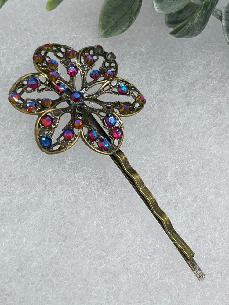 Antique Vintage Style hair dazzled hair pins collection