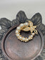 Luxe’s Pearls Crystal butterfly Brooch Rhinestone gold tone woman with rhinestone gift scarf accessory