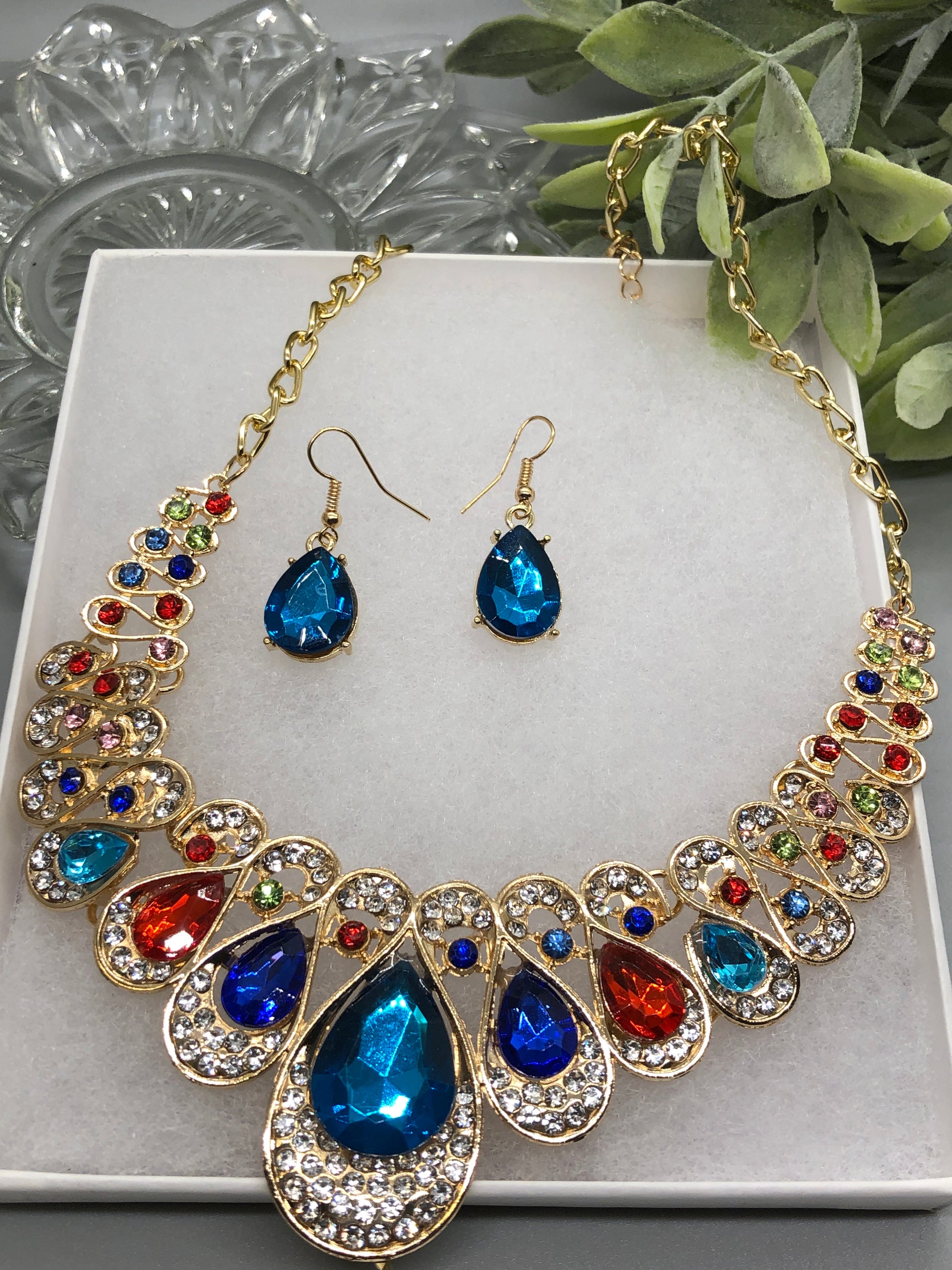 Formal Evening Rhinestone Necklaces – Ohmyjewelry.com