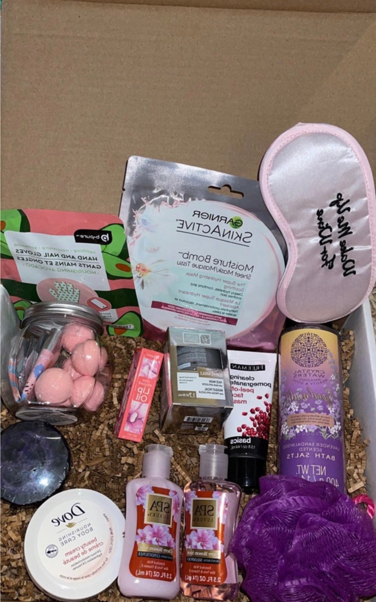 13 Pc body & bath spa gift set Box Valentine’s Day Birthday Shower Get well gift sets