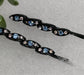 Blue crystal rhinestone approximately 2.5” black tone hair pins 2 pc set wedding bridal shower engagement formal princess accessory accessories