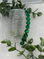 Green emerald faux crystal rhinestone side comb 3.5” clear  plastic hair accessory bridal wedding Retro Bridal Party Prom Birthday gifts