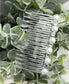White bridal crystal Rhinestone Pearl hair comb accessory side Comb 3.5” clear plastic side Comb #001
