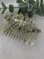 Camouflage crystal rhinestone 3.5” side Comb Antique vintage style bridal Wedding shower sweet 16 birthday princess bridesmaid hair accessory