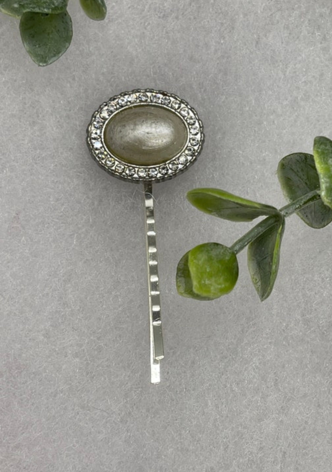 Pearl Crystal Rhinestone silver tone vintage Style 2..5” Long hair accessory hair pin bridal wedding formal princess hair accessory accessories