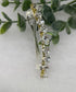 Clear Crystal rhinestone silver  tone barrette approximately 3.0” long hair accessory bridal wedding Retro Bridal Party Prom Birthday gifts