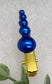 Royal blue faux Pearl alligator clip approximately 2.0”long metal hair accessory bridal wedding Retro